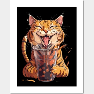 Cat's Boba Treats Posters and Art